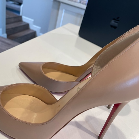Christian Louboutin Iriza 100  Nappa Nude   size 40 - Picture 12 of 12